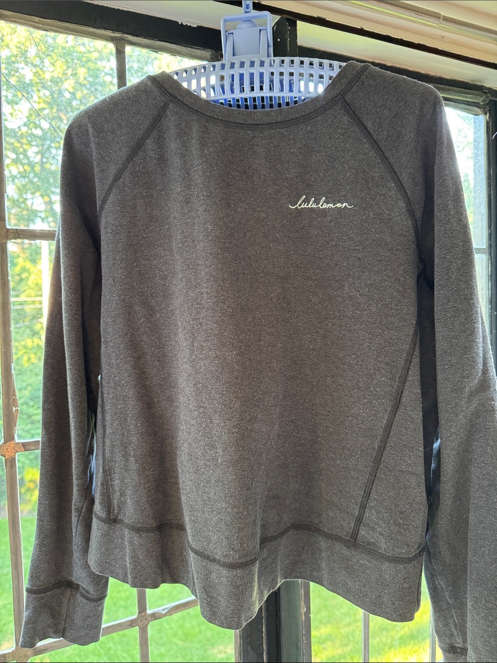 lululemon athletica Charcoal Crewneck Sweatshirt